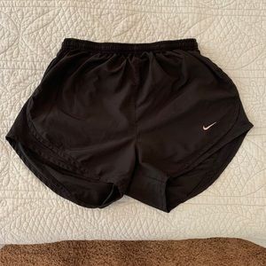 black nike shorts